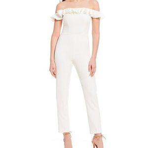 French Connection Off-The-Shoulder Jumpsuit